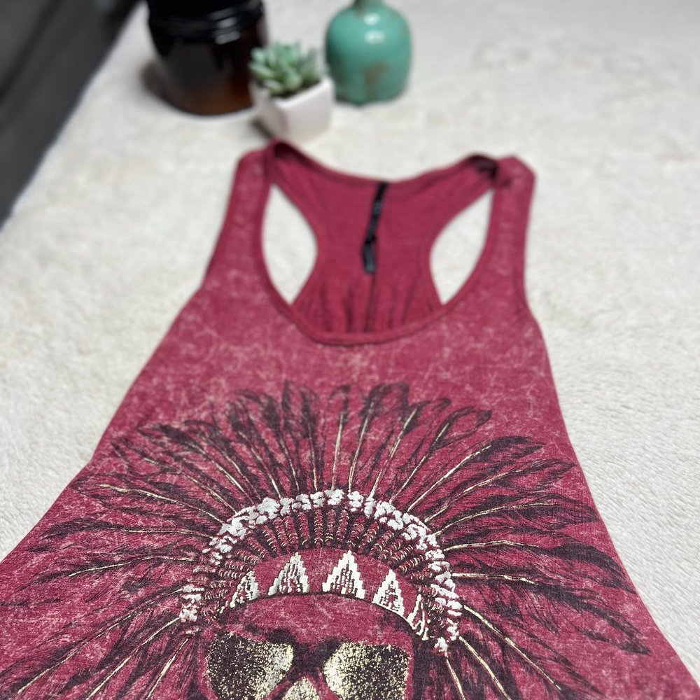 The Classic | Vintage Skull Headdress Tank